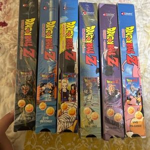 6 Dragon Ball z VCR movies